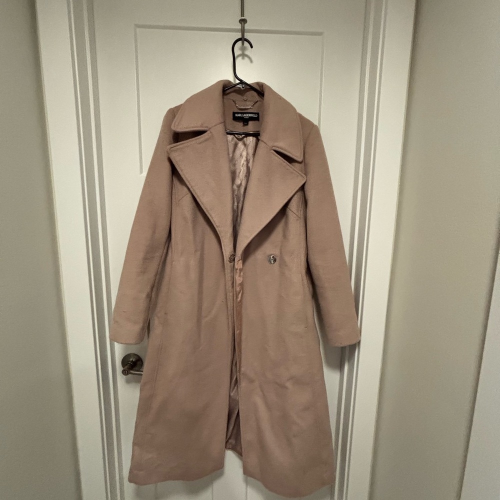 Karl Lagerfeld Beige Coat